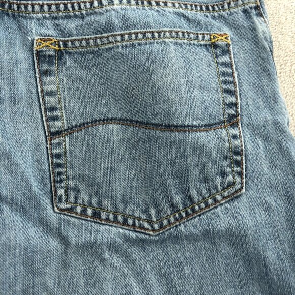 Lee Signature Mens Jeans Size 31x28 Measured Relaxed Bootcut Classic Blue Denim - Picture 11 of 14